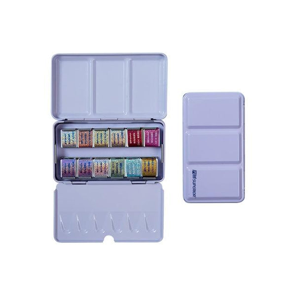 12/24/48 Colors Pearlescent Glitter Watercolor