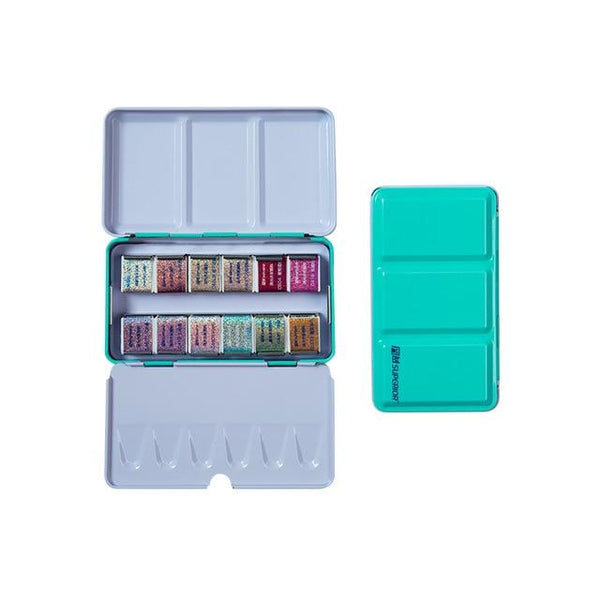 12/24/48 Colors Pearlescent Glitter Watercolor