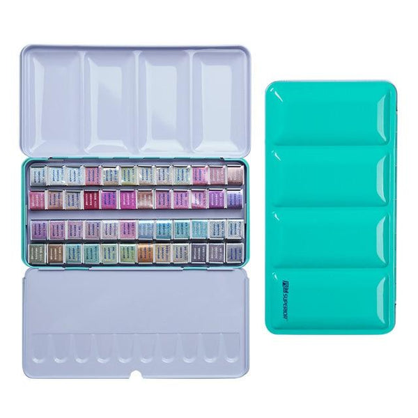 12/24/48 Colors Pearlescent Glitter Watercolor