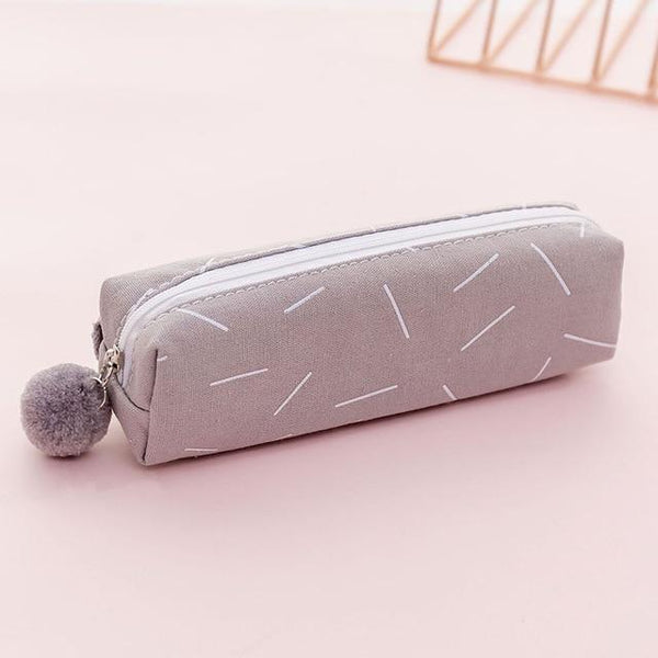 Plush Ball Pencil Case