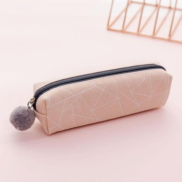 Plush Ball Pencil Case