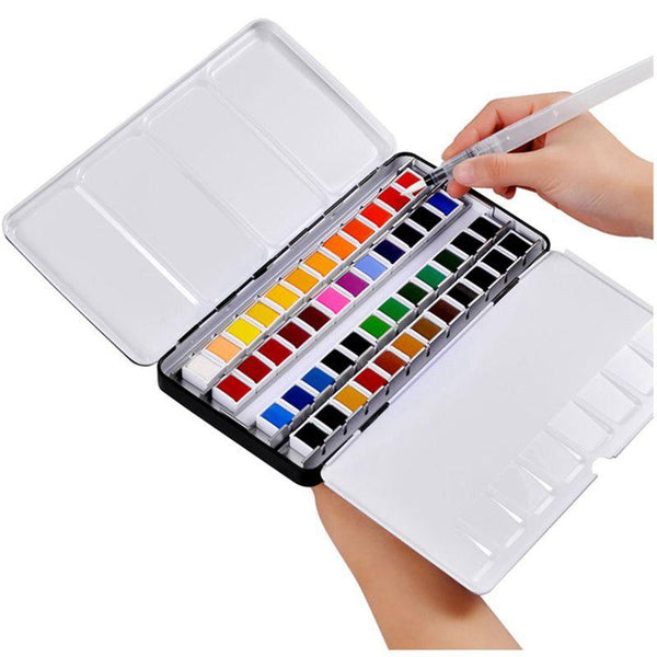 Professional 12/24/36/48 Colors Solid Watercolor