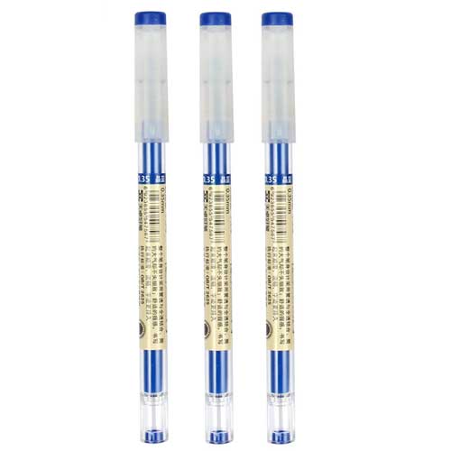 0.35 mm Black Blue Ink Pen