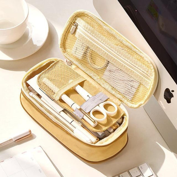 Stationery Canvas Pencil Case