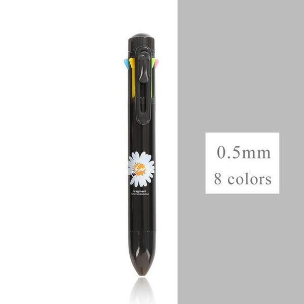 8 Color Cute Daisy Ballpoint Pen