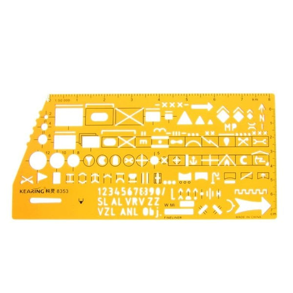 1:50000 Military Drawing Ruler