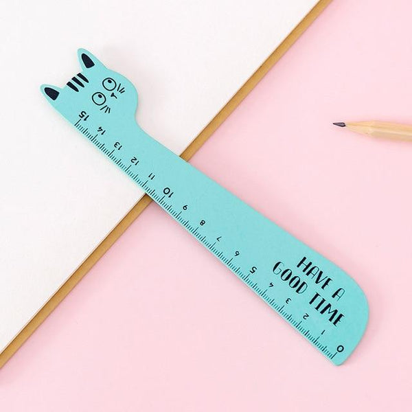 Cartoon Wooden Cat Ruler