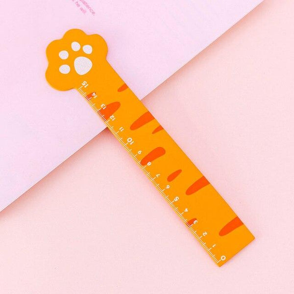 Cartoon Wooden Cat Ruler